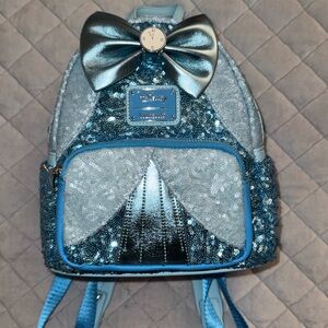 Loungefly Disney Princess Cinderella Sequin Mini Backpack